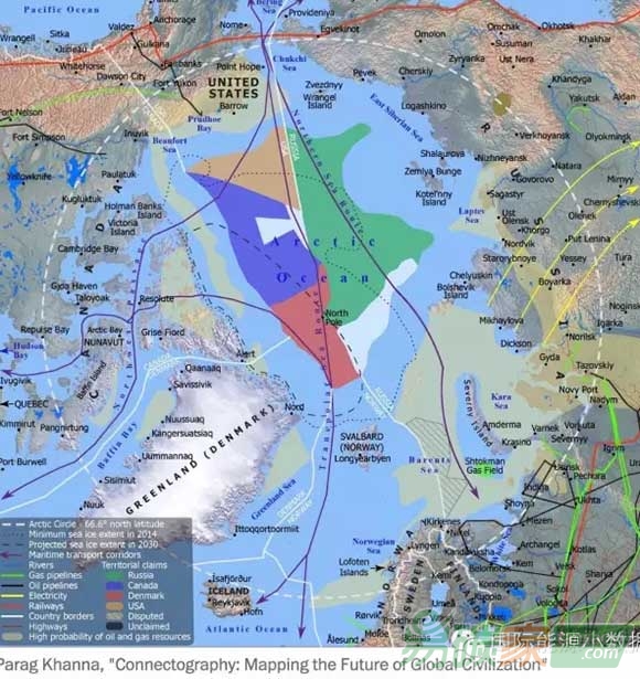 全球變暖，北極圈可成為通暢的海運(yùn)航道